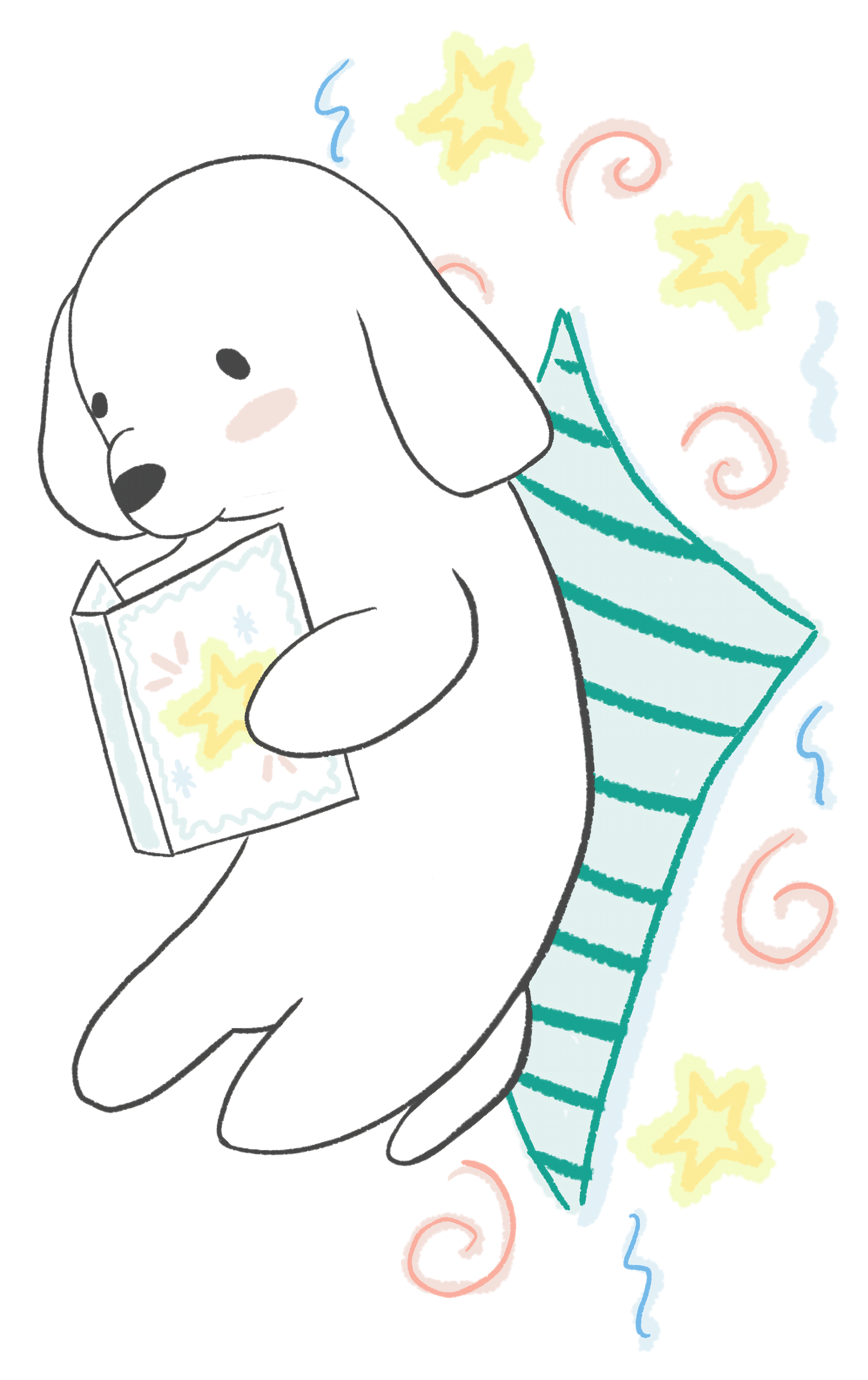TomoTube dog mascot
